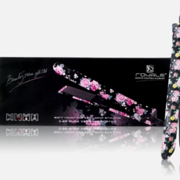Royale hair straightener/flat iron - Roses special edition